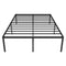 Queen Metal Bed Frame 45cm High Full Steel Base Platform For Stable Bedroom Support