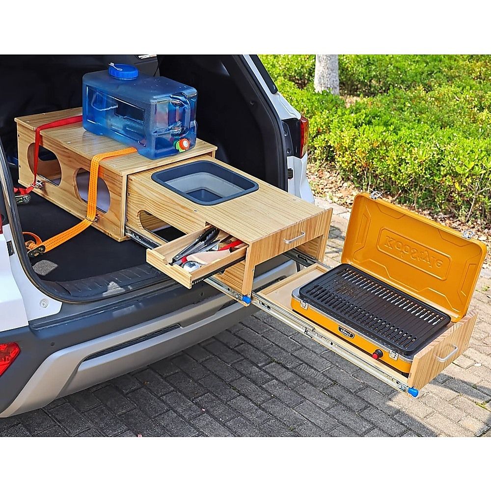 2 x 125kg Heavy Duty Locking Drawer Slides Industrial Drawer Runners Pair for Tool Storage