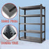 120x40x183cm Metal Garage Shelving Rack Heavy Duty Steel Storage Organiser for Workshop