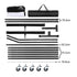 Portable 6.7m Pickleball Net Set – Heavy Duty Metal Frame with Wheels