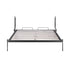 Double DIY Wall Bed Hardware Kit with Silver handle – Frame & Mechanism for Custom Build