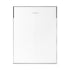Double Wall Bed in White – Space Saving Murphy Bed Kit with Silver Door Handle