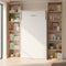 Single Wall Bed in White – Space Saving Murphy Bed Kit with Silver Door Handle
