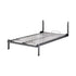 King-single Wall Bed in White – Space Saving Murphy Bed Kit with Silver Door Handle