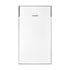 King-single Wall Bed in White – Space Saving Murphy Bed Kit with Silver Door Handle