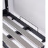 King-single Wall Bed in White – Space Saving Murphy Bed Kit with Black Door Handle