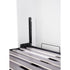 Queen Wall Bed in White – Space Saving Murphy Bed Kit with Black Door Handle