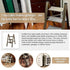 3 Step Ladder Foldable Lightweight – Anti-Slip Safety Stool for Home & Office