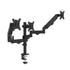 Triple Monitor Mount Stand – Desk Clamp with 3 Adjustable Arms for Multi-Screen Setup
