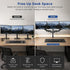 Triple Monitor Mount Stand – Desk Clamp with 3 Adjustable Arms for Multi-Screen Setup