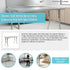 Stainless Steel Kitchen Bench Folding Commercial Prep Work Table 122x61cm