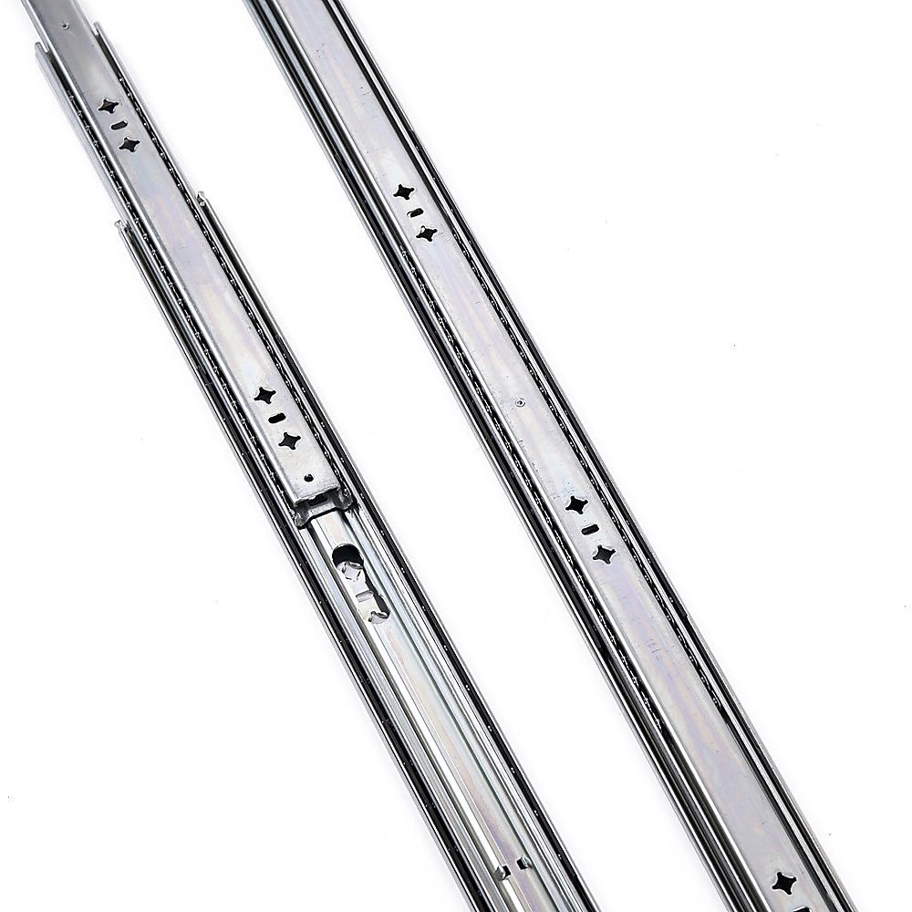 80cm Drawer Runners Pair – Heavy Duty 100kg Locking Slide Rails