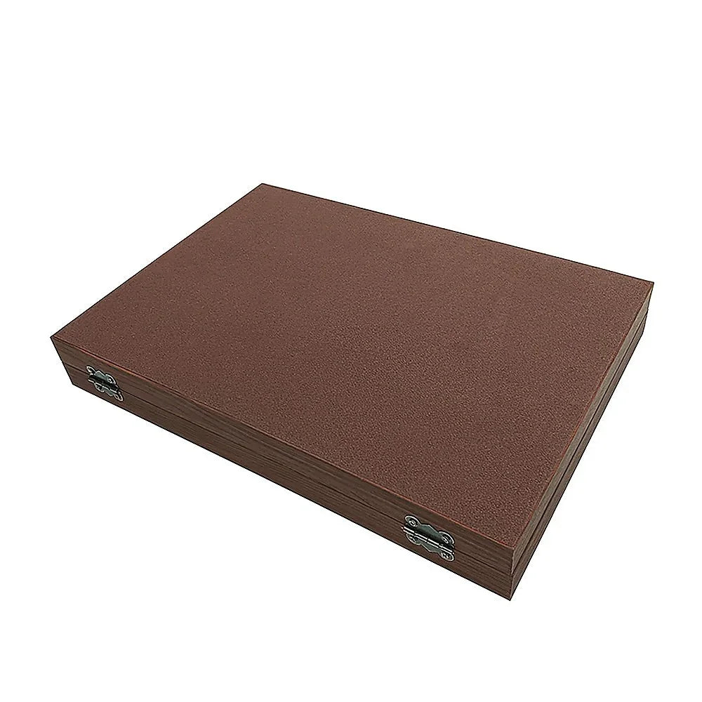 Wooden Jewellery Storage Box – Organiser Case for Rings, Earrings & Accessories