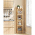 5 Tier Bookshelf Storage Bookcase Shelving Unit for Home Office
