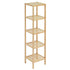 5 Tier Bookshelf Storage Bookcase Shelving Unit for Home Office
