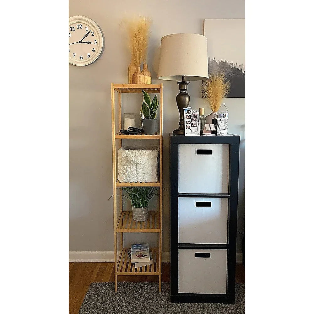 5 Tier Bookshelf Storage Bookcase Shelving Unit for Home Office
