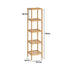 5 Tier Bookshelf Storage Bookcase Shelving Unit for Home Office
