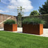Corten Steel Planter Box 62x40x39cm Outdoor Garden Raised Bed Rust Finish