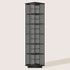 360 Rotating Bookshelf Bamboo Storage Display Rack Shelving in Black