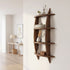 Wall Mounted Solid Wood Shelf Display Stand for Home & Office