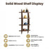 Wall Mounted Solid Wood Shelf Display Stand for Home & Office