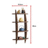 Wall Mounted Solid Wood Shelf Display Stand for Home & Office
