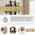90x90cm Solid Wood Wall Mounted Display Shelf Antique Style Decor