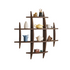 90x90cm Solid Wood Wall Mounted Display Shelf Antique Style Decor
