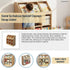 Slanted Top Bookcase Bookshelf Classroom Storage Cabinet
