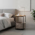 Modern Bedside Table Nightstand Storage for Bedroom or Living Room