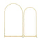 Arch Backdrop Stand with White & Yellow Cover Set for Weddings Events