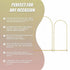 Arch Backdrop Stand with White & Yellow Cover Set for Weddings Events