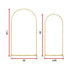 Arch Backdrop Stand with White & Yellow Cover Set for Weddings Events
