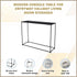 Modern Console Table for Entryway Hallway Living Room Storage