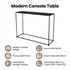 Modern Console Table for Entryway Hallway Living Room Storage