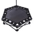 Foldable Fitness Trampoline with Handle Compact Folding Rebounder