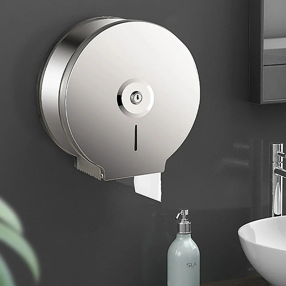 304 Stainless Steel Toilet Paper Dispenser Roll Tissue Holder