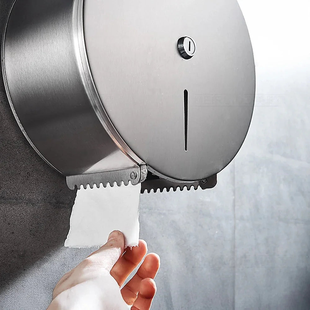 304 Stainless Steel Toilet Paper Dispenser Roll Tissue Holder