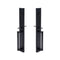 Matte Black Double Door Handle Set Dummy Front Entry Deadbolt Lock