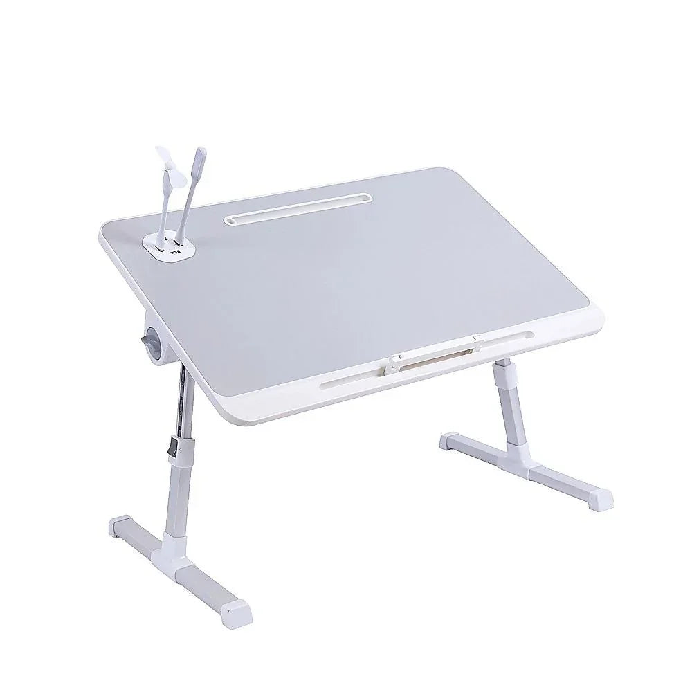 Adjustable Laptop Table Stand Lap Bed Tray for Home Office Use