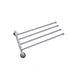 Swivel Towel Rail Chrome Stainless Steel Wall Mounted Bath Rack