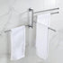 Swivel Towel Rail Chrome Stainless Steel Wall Mounted Bath Rack