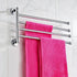 Swivel Towel Rail Chrome Stainless Steel Wall Mounted Bath Rack