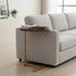 Modern Oval Side Table Gold Base Sofa End Table