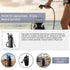Portable 12L Camping Shower with 10 Spray Modes and Lock Switch, Black