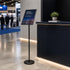 A3 Premium Floor Poster Stand Adjustable Height Business Menu Display Pedestal Sign