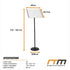 A3 Premium Floor Poster Stand Adjustable Height Business Menu Display Pedestal Sign