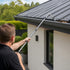4M Telescopic Gutter Cleaning Tool Kit with Adjustable Pole, Gutter Brush & Gutter Rake