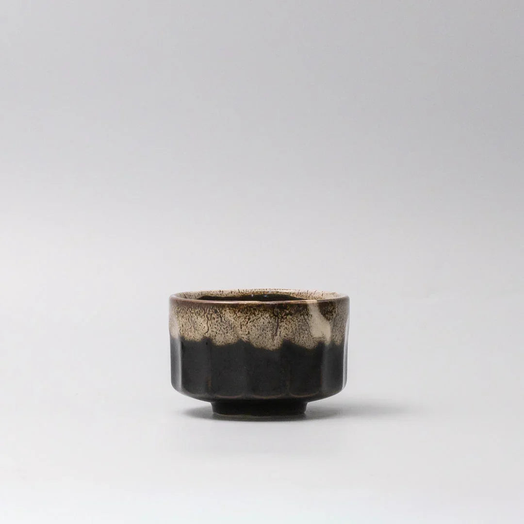 Matcha Tea bowl 11cm Espresso Fade Foam Glaze