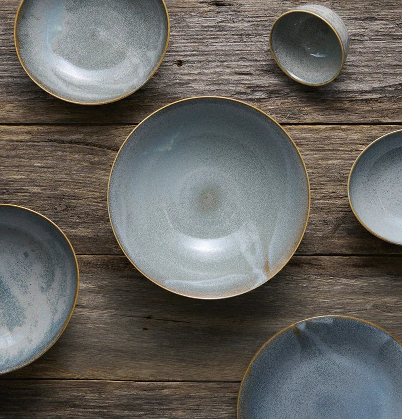 Bowl 13cm Steel Grey Glaze